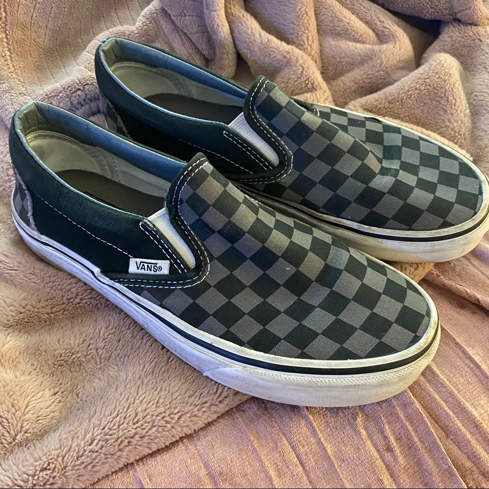 Vans Checkered Slip Ons